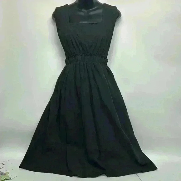 Dark brown apron dress size small - Picture 1 of 5